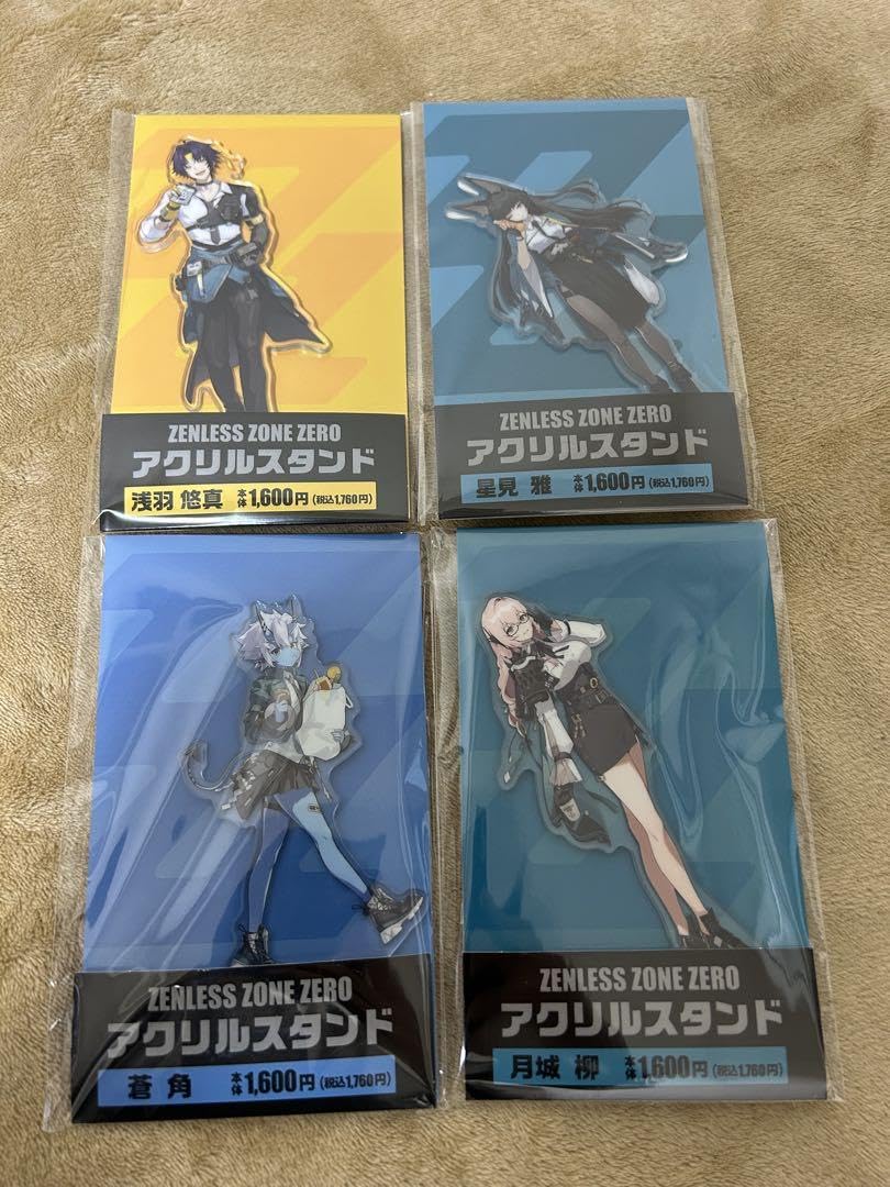 ゼンレスゾーンゼロ　ゼンゼロ　ファミリーマート　アクリルスタンド4種コンプ Amazon.co.jp: ゼンレスゾーンゼロ ゼンゼロ ファミリーマート